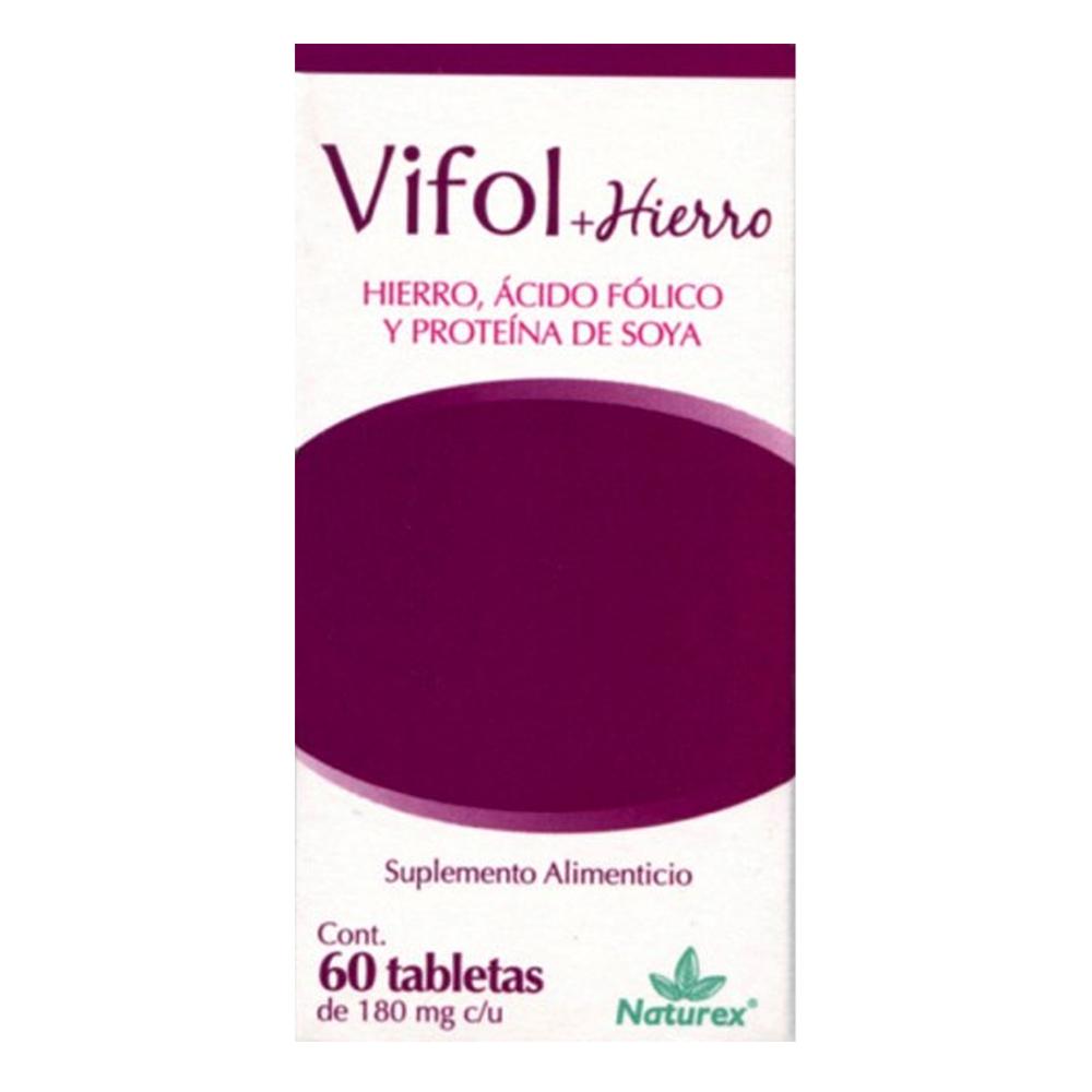 Foto 2 pulgar | Suplemento Alimenticio Vifol+hierro 180 Mg 60 Tabletas