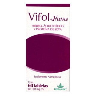 Foto 1 | Suplemento Alimenticio Vifol+hierro 180 Mg 60 Tabletas
