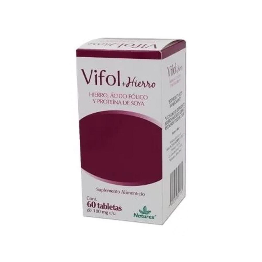 Foto 4 pulgar | Suplemento Alimenticio Vifol+hierro 180 Mg 60 Tabletas