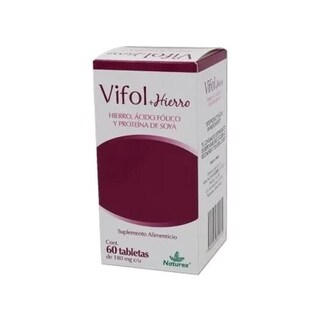 Foto 3 | Suplemento Alimenticio Vifol+hierro 180 Mg 60 Tabletas