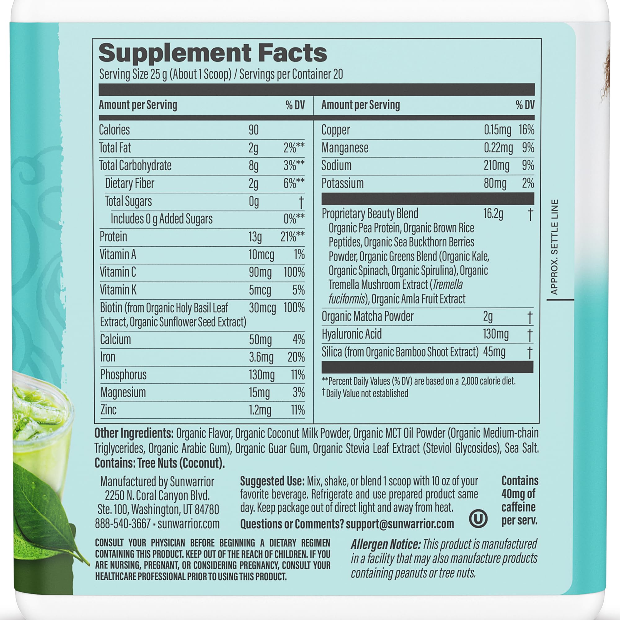 Foto 3 pulgar | Suplemento Sunwarrior Proteína en Polvo de 500 g-Venta Internacional