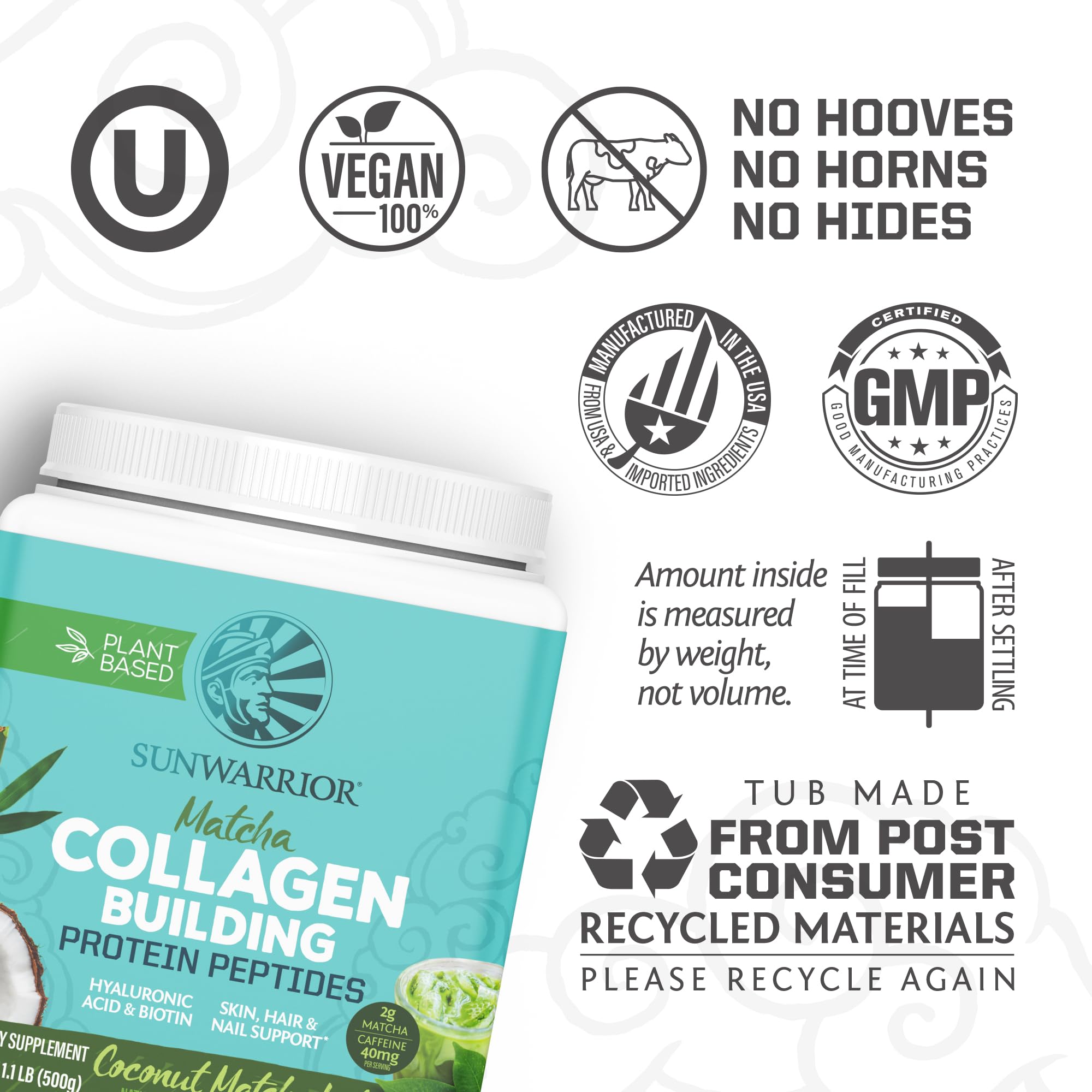 Foto 4 pulgar | Suplemento Sunwarrior Proteína en Polvo de 500 g-Venta Internacional