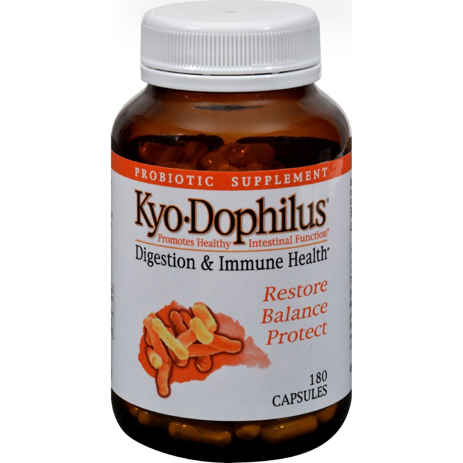 Suplemento Probiótico Diario Kyolic Kyo-dophilus 180 Cápsulas - Venta Internacional.