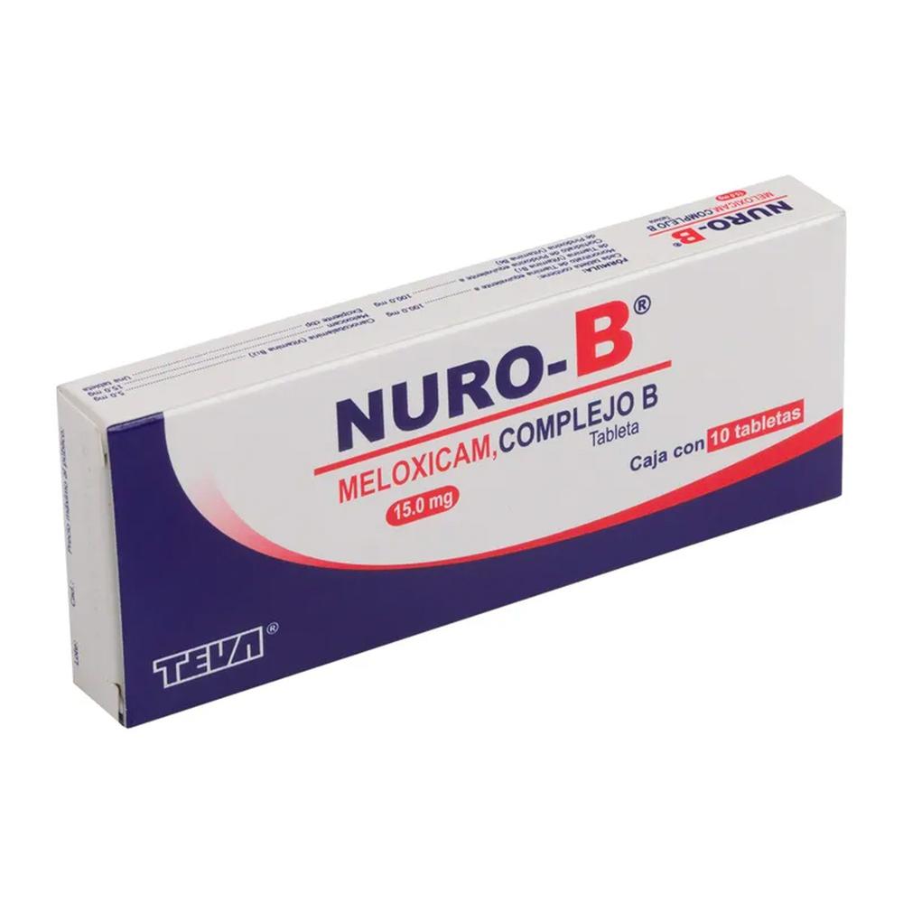 Foto 3 pulgar | Complejo B Nuro-b 15 Mg 10 Tabletas