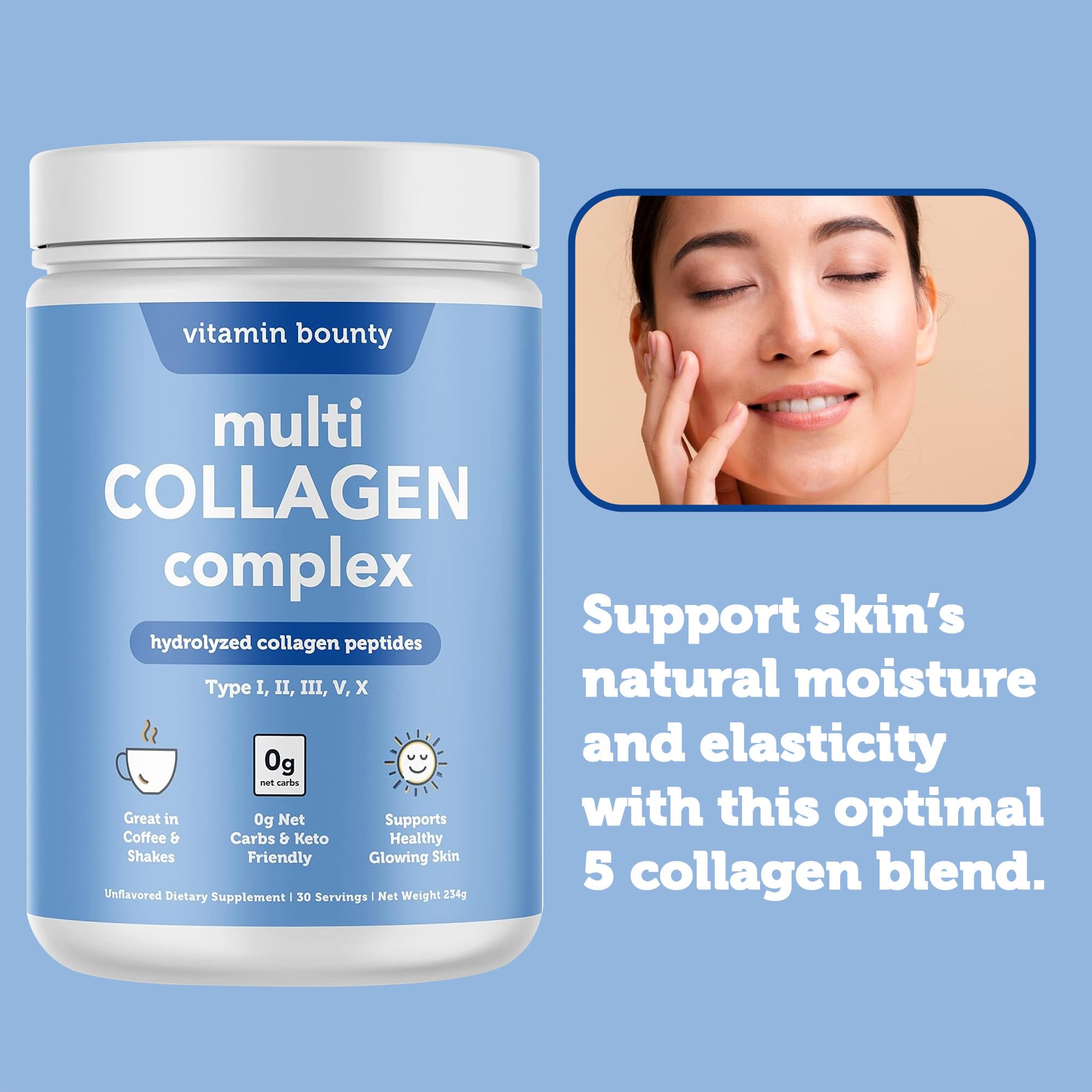 Foto 6 pulgar | Complemento Vitamin Bounty Multi Collagen Complex 30 Servicios - Venta Internacional