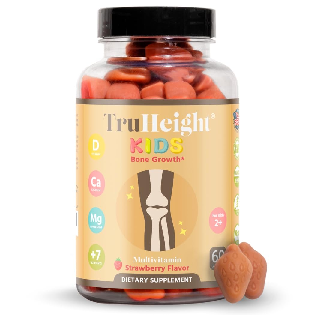 Gominolas Truheight Kids Para El Crecimiento Óseo Con Vitamina D Y Calcio 2+ - Venta Internacional.