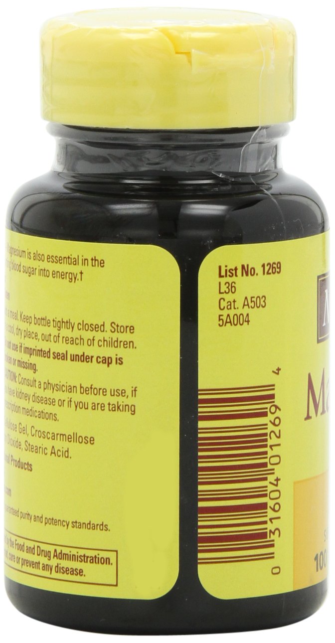 Foto 5 | Suplemento Nature Made Magnesio 250 Mg 100 Tabletas X 6 - Venta Internacional.