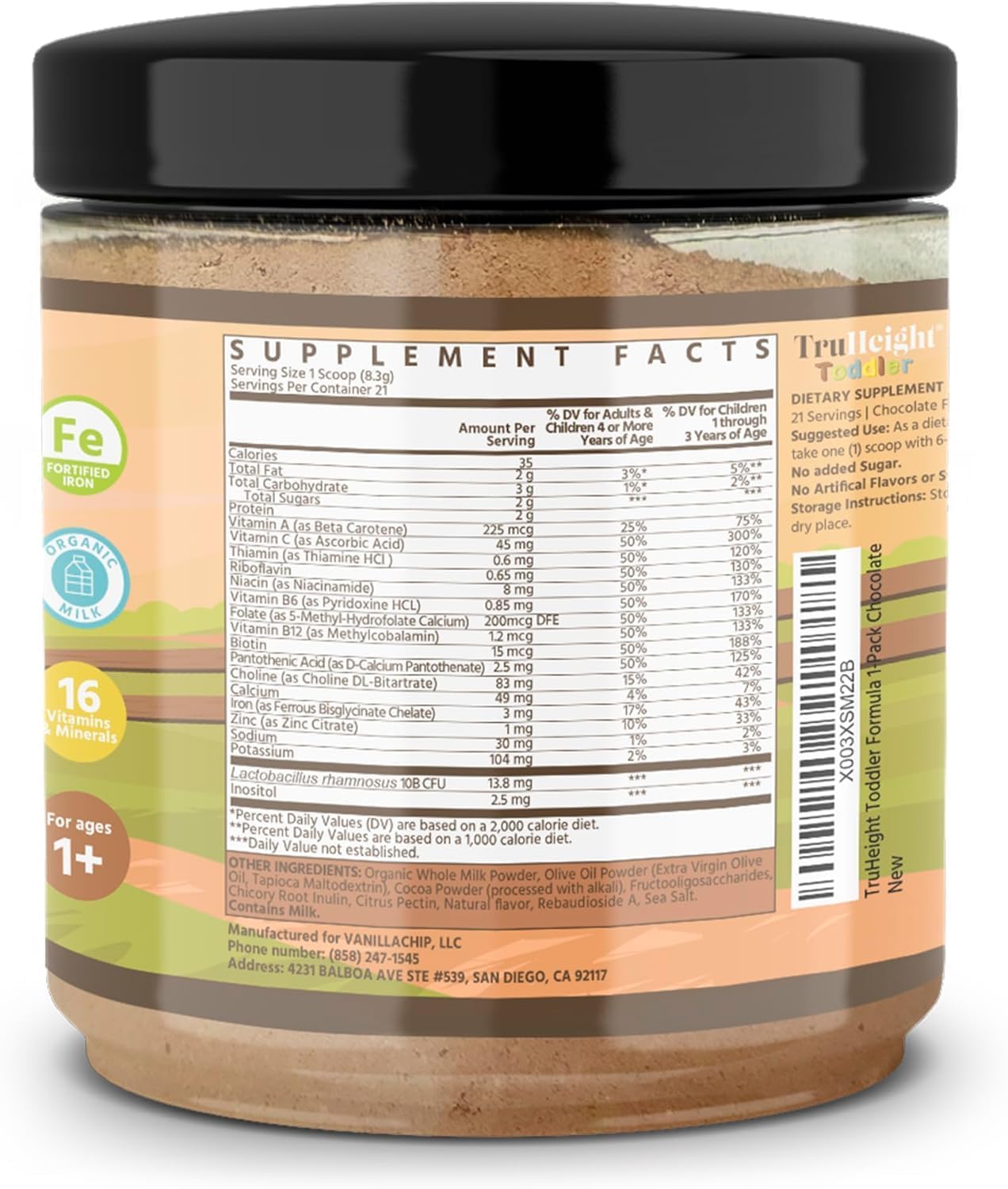 Foto 3 pulgar | Bebida Nutricional Truheight Toddler Complete Nutrition Chocolate - Venta Internacional.