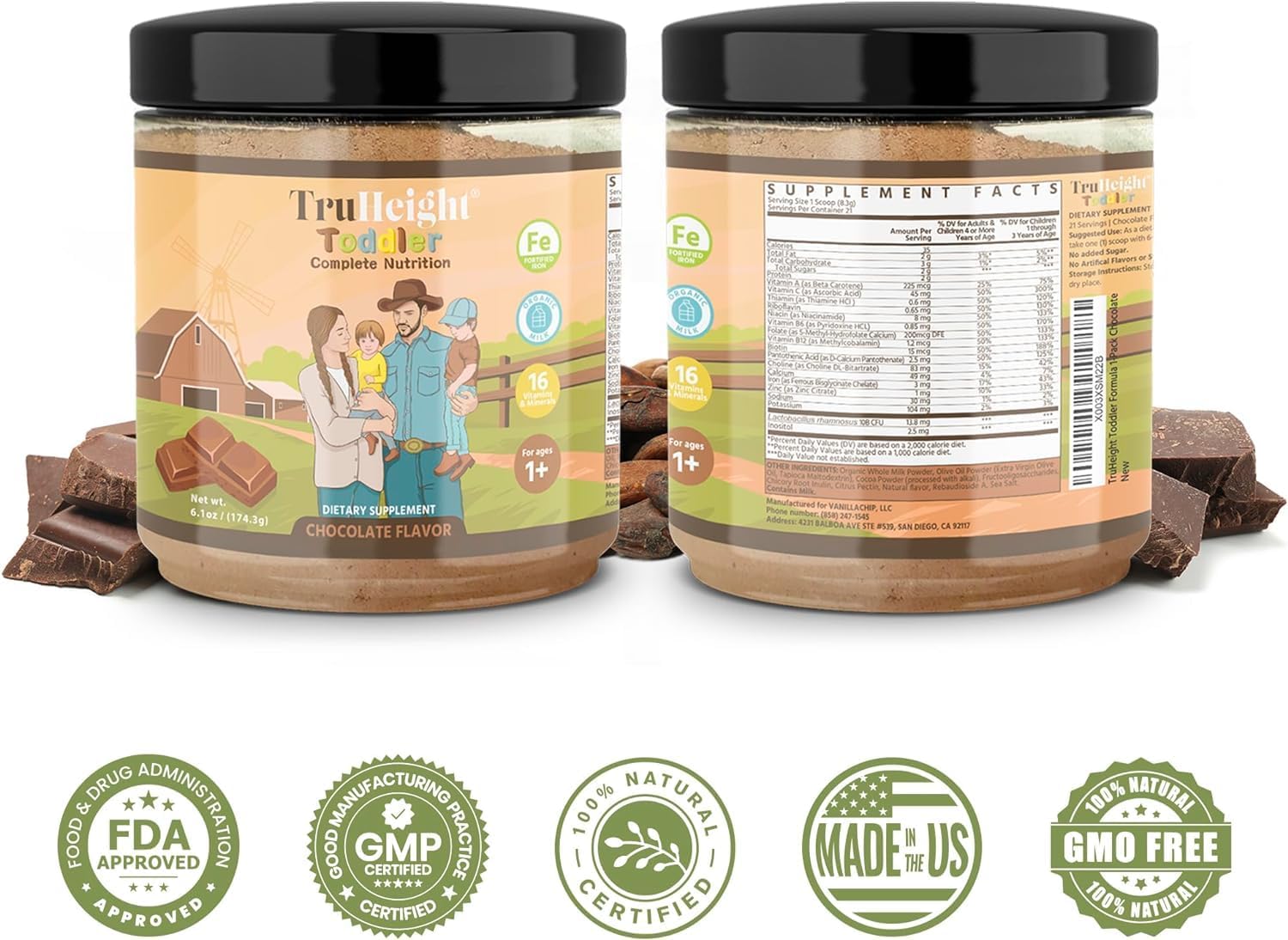 Foto 4 pulgar | Bebida Nutricional Truheight Toddler Complete Nutrition Chocolate - Venta Internacional.
