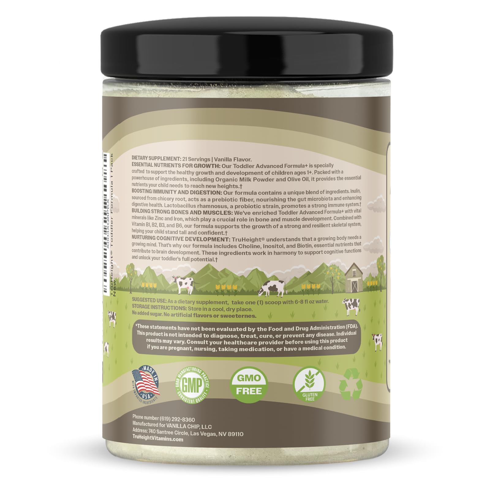 Foto 4 pulgar | Bebida Nutricional Truheight Toddler Advanced Formula+ Vanilla - Venta Internacional.