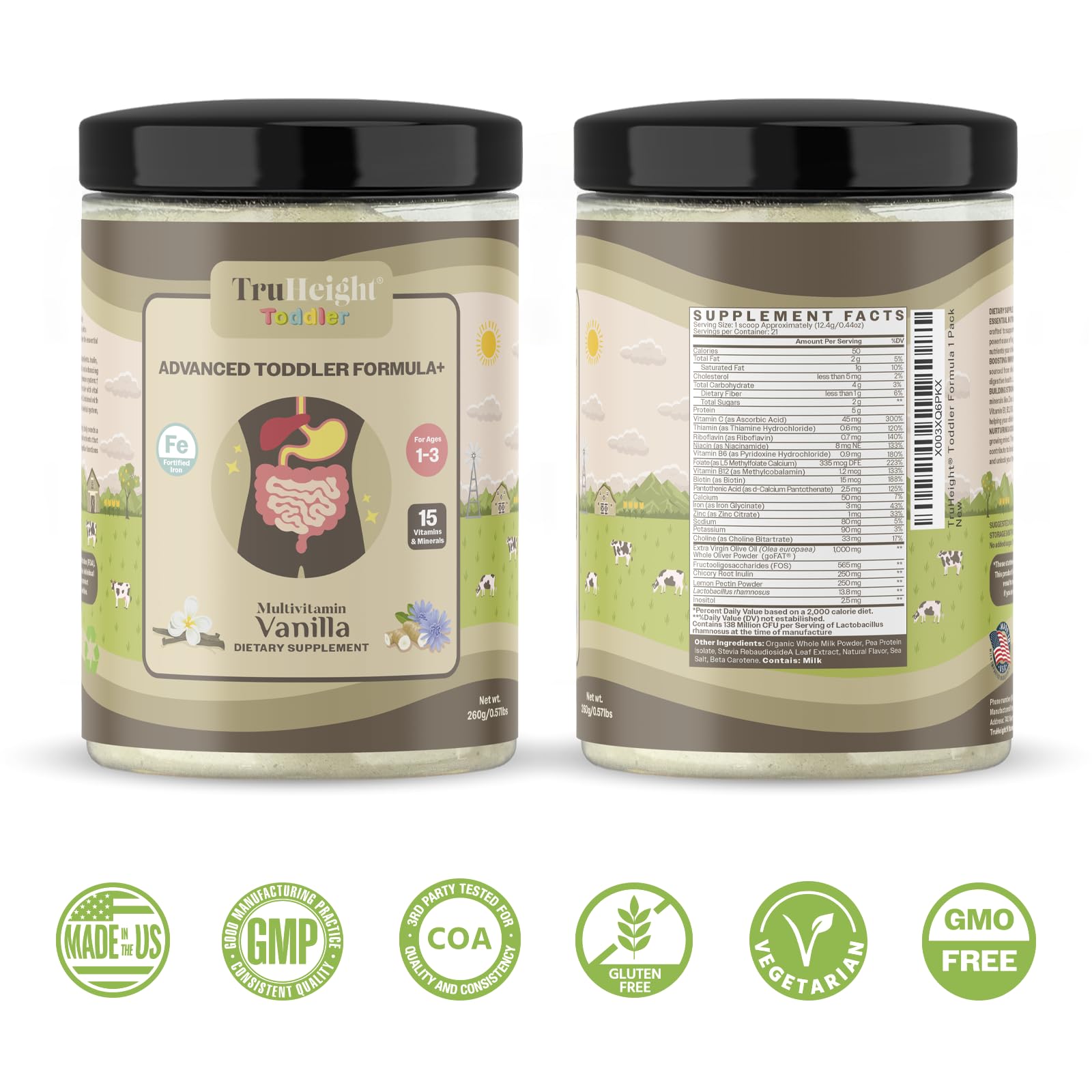 Foto 6 | Bebida Nutricional Truheight Toddler Advanced Formula+ Vanilla - Venta Internacional.