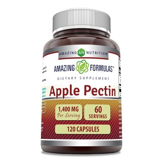 Foto 1 | Suplemento Amazing Formulas, Pectina De Manzana, 1400 Mg, 120 Cápsulas - Venta Internacional.