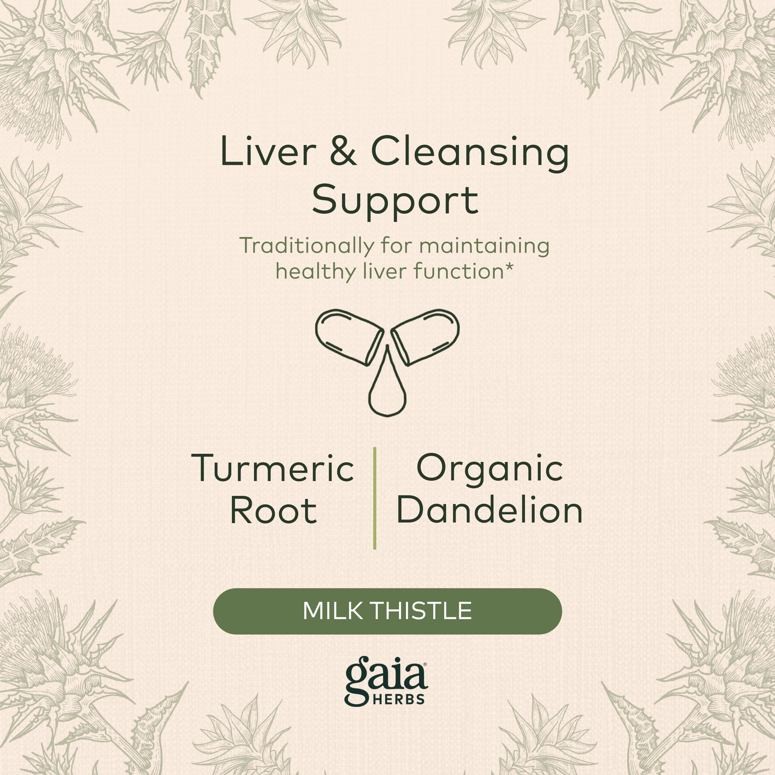 Foto 4 pulgar | Suplemento Gaia Herbs Liver Cleanse, 60 Fitocápsulas Líquidas Veganas - Venta Internacional.