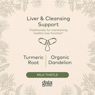 Foto 3 | Suplemento Gaia Herbs Liver Cleanse, 60 Fitocápsulas Líquidas Veganas - Venta Internacional.