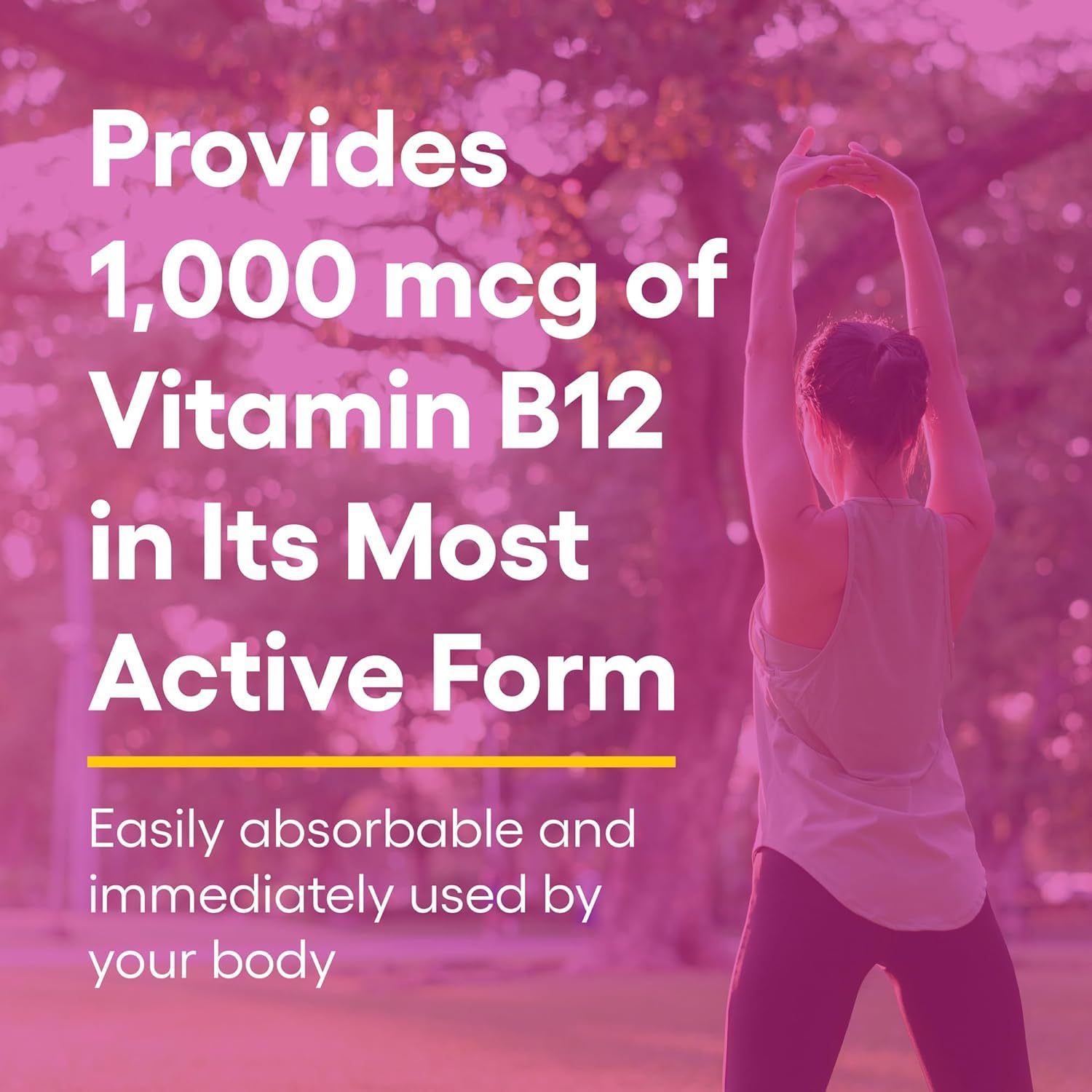 Foto 4 pulgar | Suplemento De Factores Naturales: Vitamina B12, Metilcobalamina, 1000 Mcg - Venta Internacional.