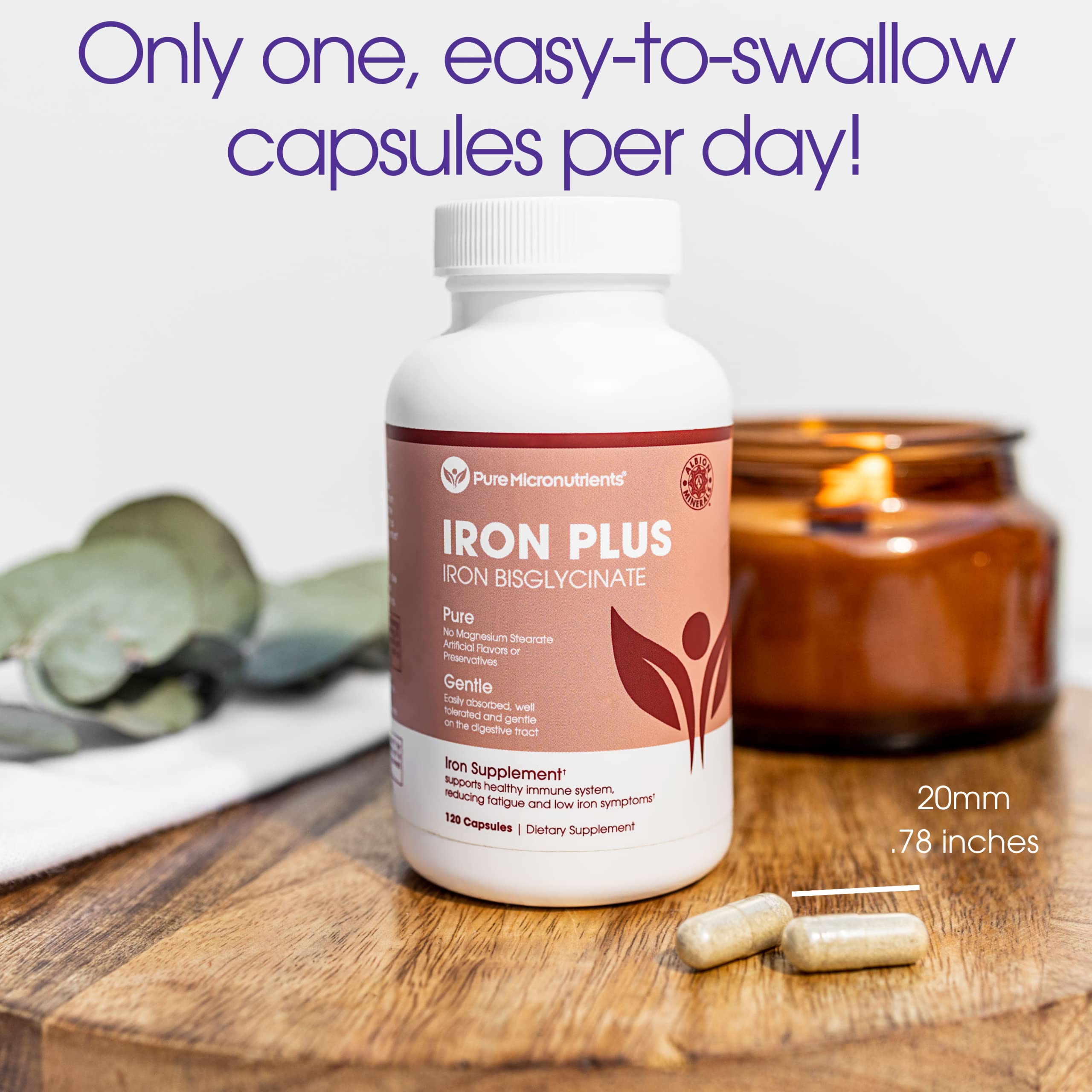Foto 7 pulgar | Suplemento De Hierro Pure Micronutrients Iron Plus 25 Mg - Venta Internacional.