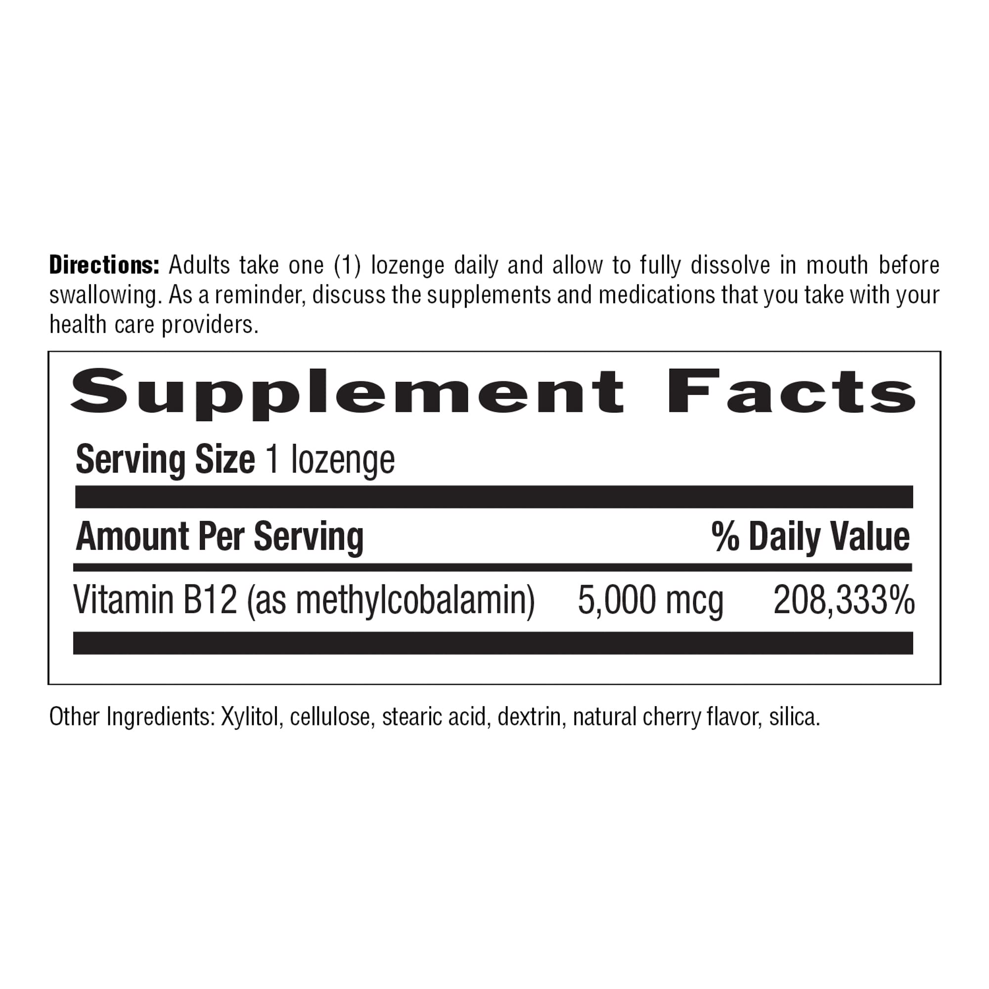 Foto 3 pulgar | Suplemento Country Life Methyl B12 5000 Mcg 60 Pastillas - Venta Internacional.