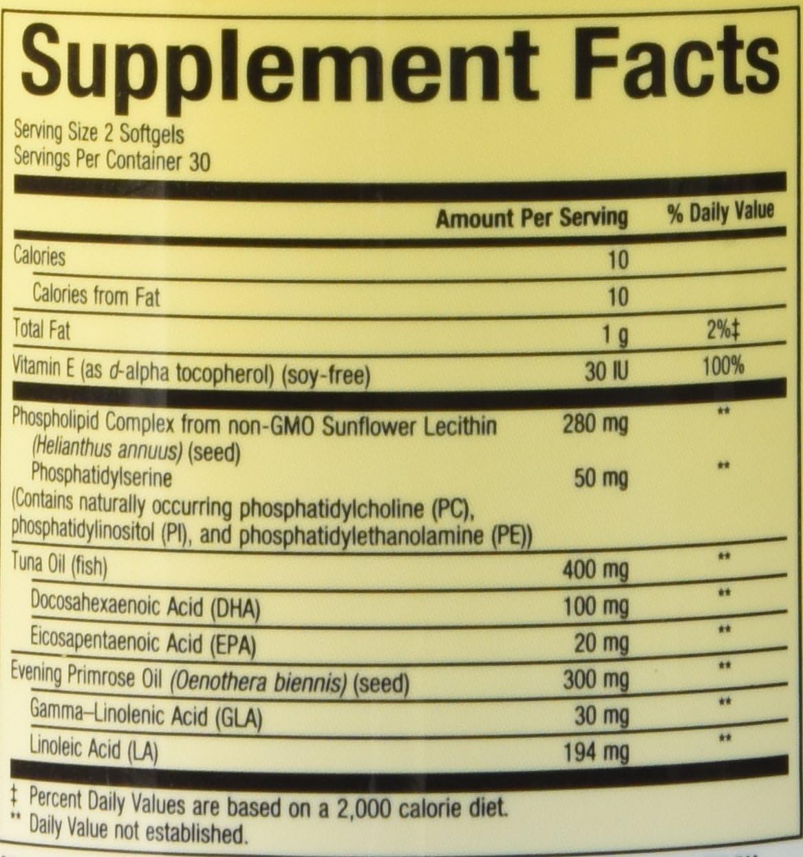 Foto 3 pulgar | Suplemento Ps-iq Memory De Natural Factors, 25 Mg, 60 Cápsulas Blandas - Venta Internacional.