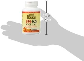 Foto 4 | Suplemento Ps-iq Memory De Natural Factors, 25 Mg, 60 Cápsulas Blandas - Venta Internacional.