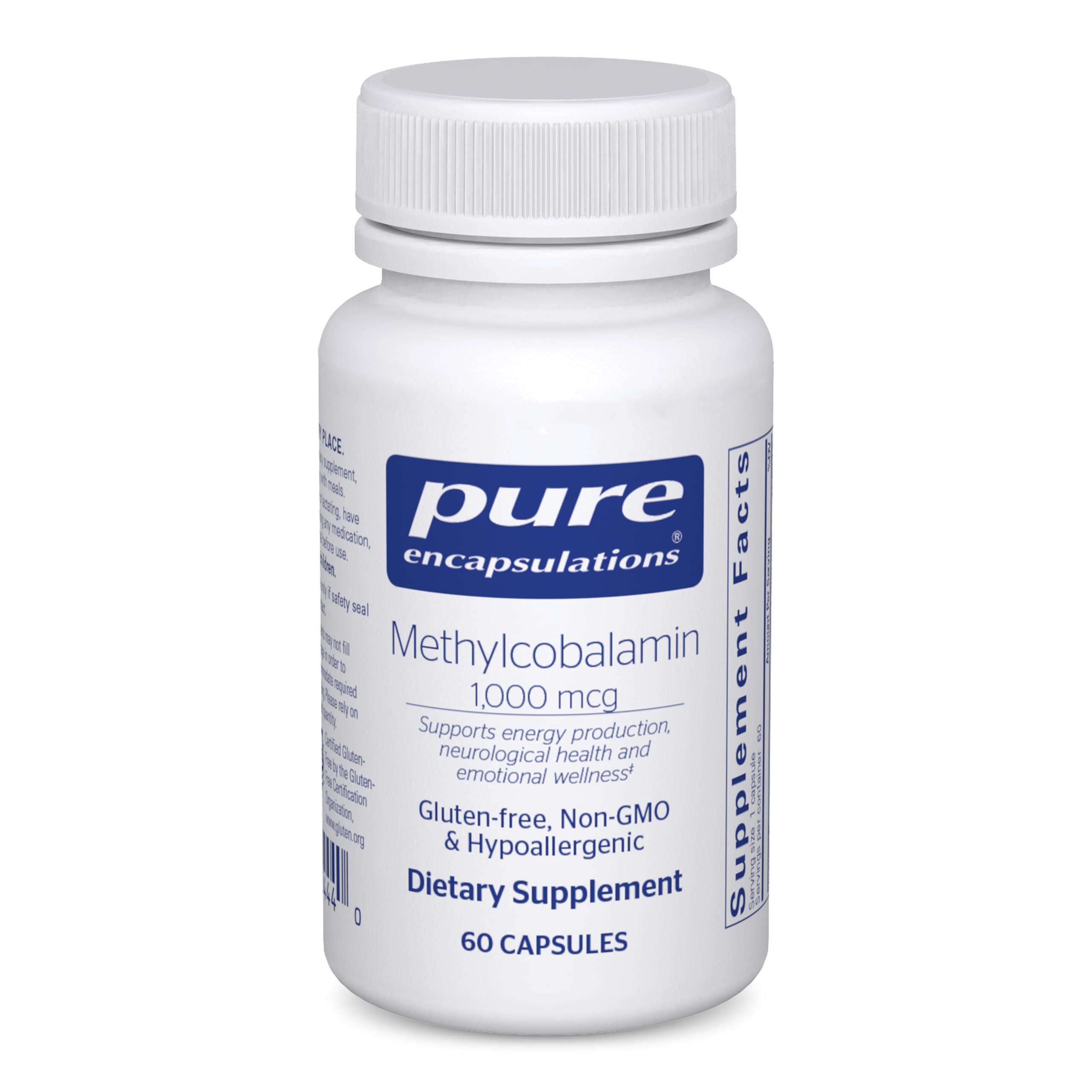 Foto 2 pulgar | Suplemento Pure Encapsulations De Metilcobalamina, 1000 Mcg De Vitamina B12 - Venta Internacional.