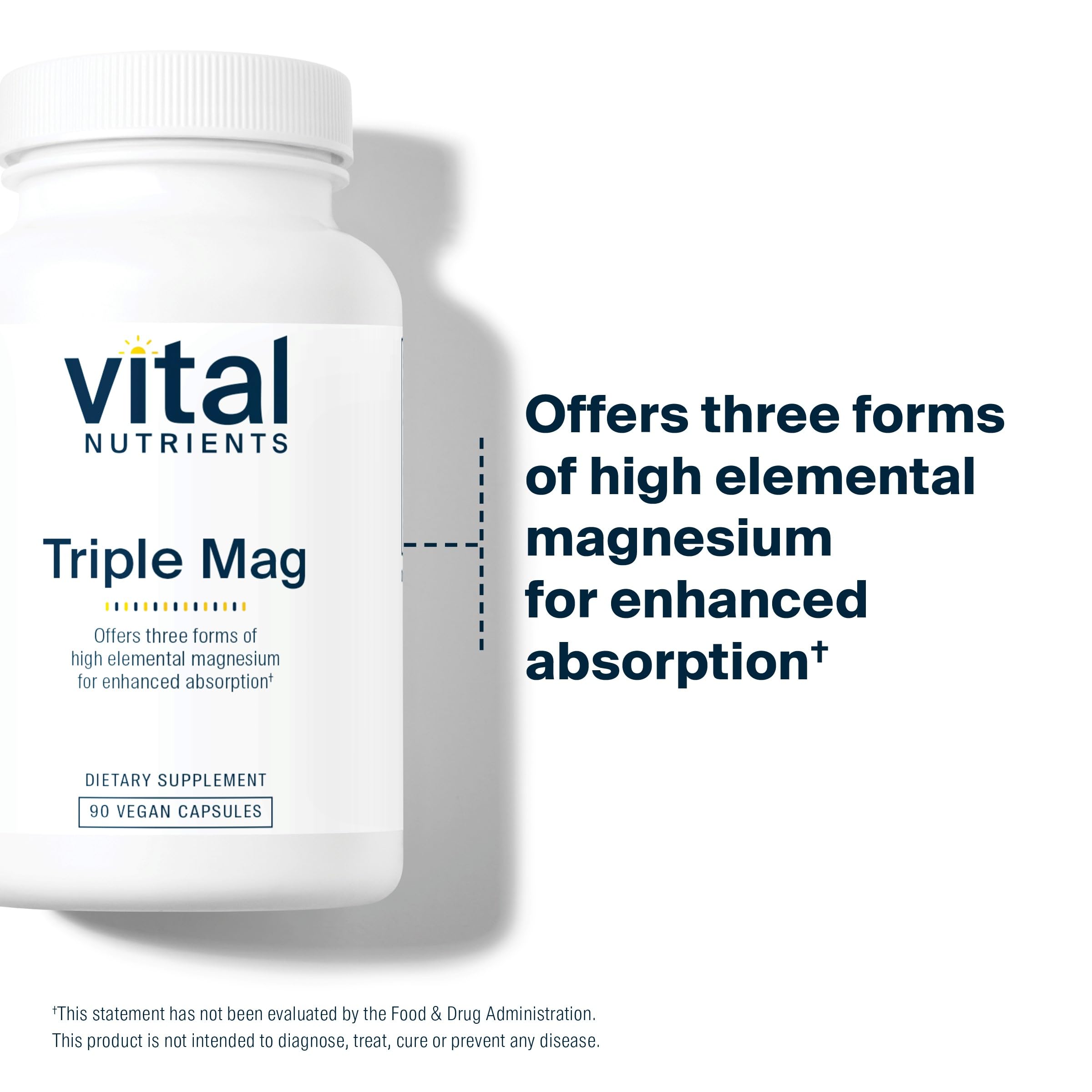Foto 7 pulgar | Suplemento De Magnesio Vital Nutrients Triple Complex 250 Mg - Venta Internacional.