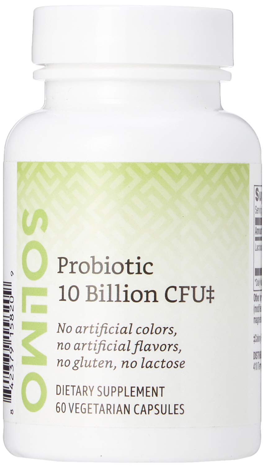 Cápsula Probiótica Solimo Daily 10 Mil Millones, 60 Unidades, 2 Meses - Venta Internacional.