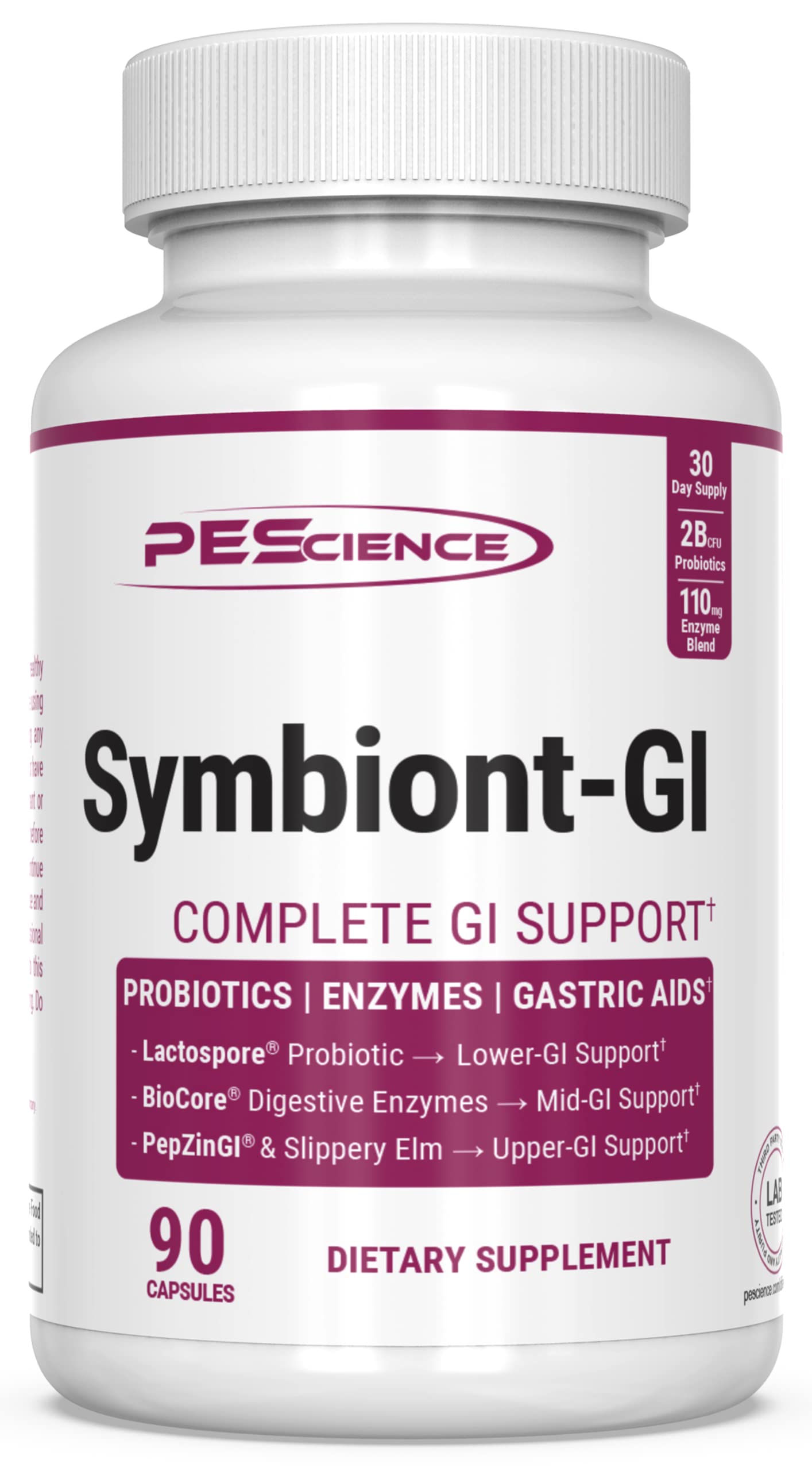 Foto 2 pulgar | Suplemento Probiótico De Zinc Y Carnosina Epscience Symbiont Ig 30d - Venta Internacional.