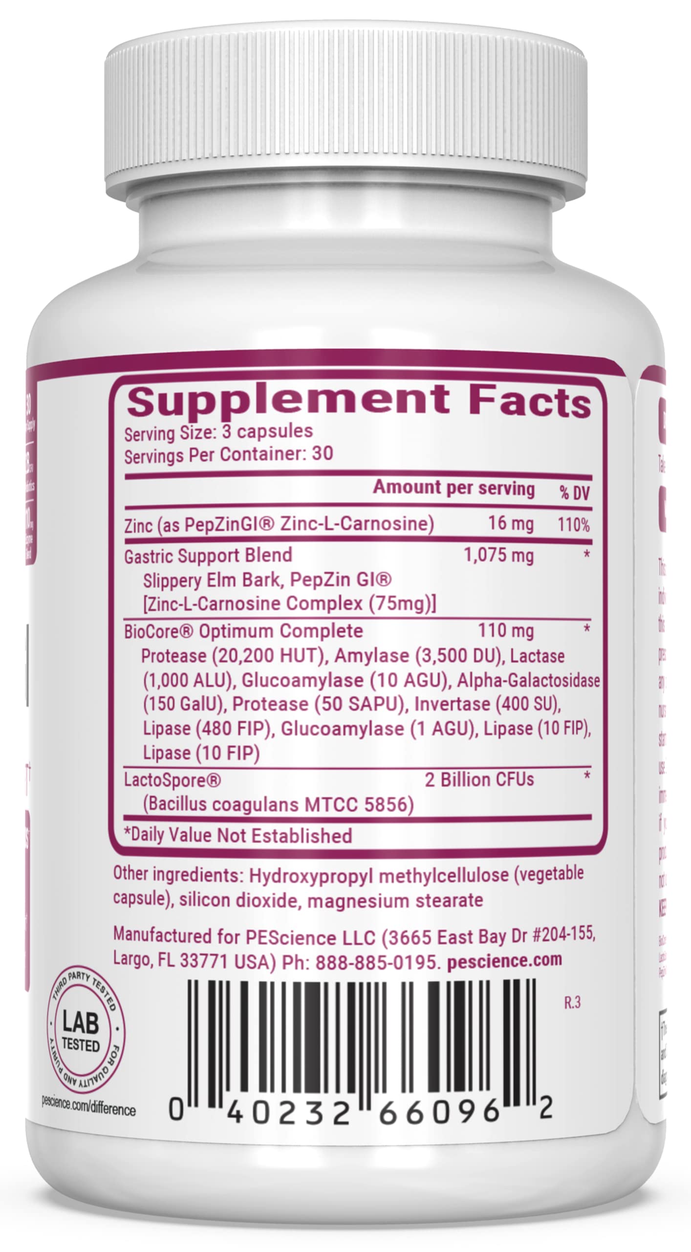 Foto 6 pulgar | Suplemento Probiótico De Zinc Y Carnosina Epscience Symbiont Ig 30d - Venta Internacional.