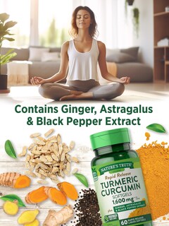 Foto 4 | Suplemento De Curcumina De Cúrcuma De Nature's Truth 1600 Mg 60 Cápsulas Blandas - Venta Internacional.
