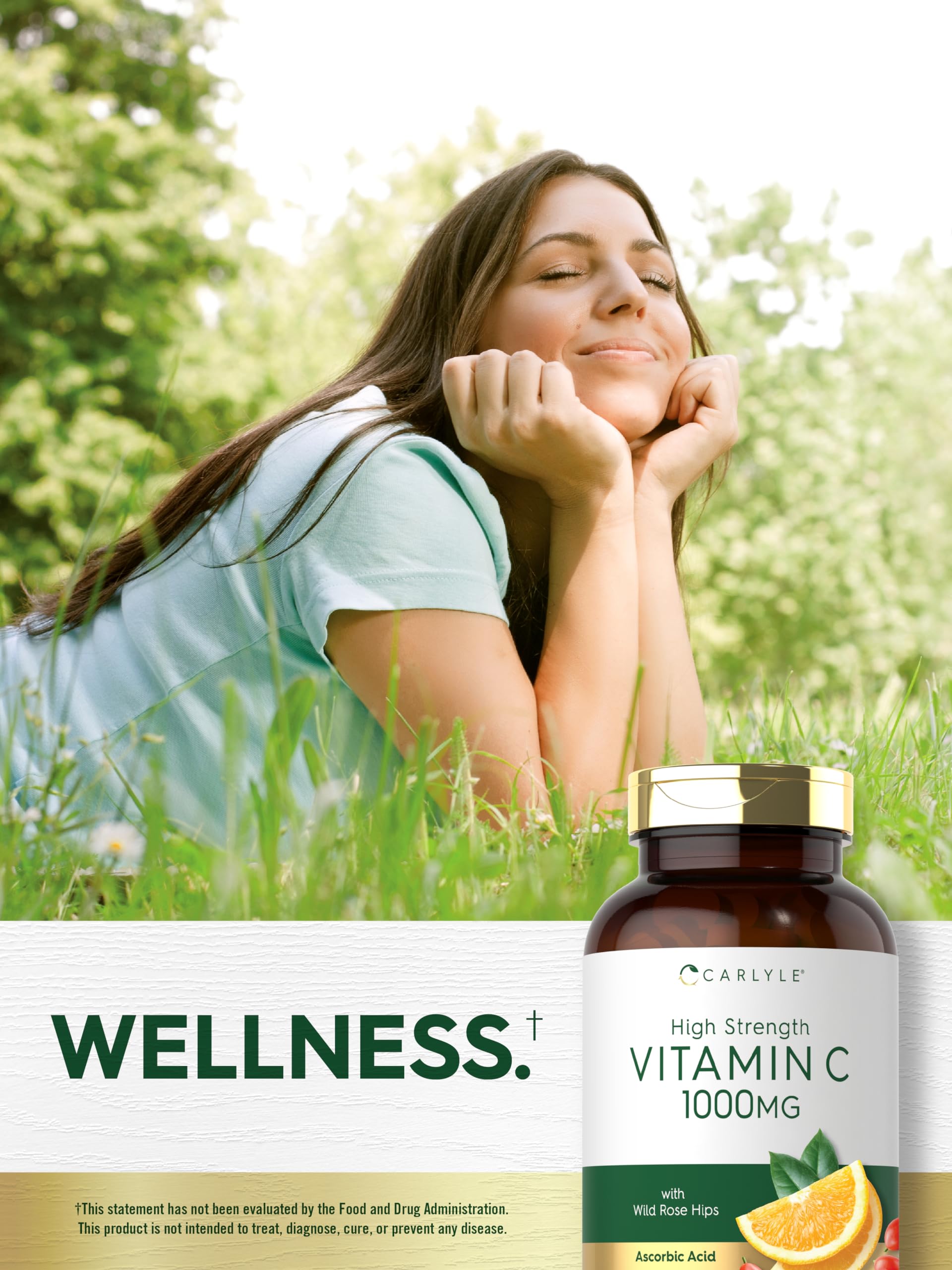 Foto 6 | Suplemento Carlyle De Vitamina C 1000 Mg 300 Cápsulas Vegetariano - Venta Internacional.