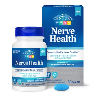 Foto 1 | Suplemento 21st Century Nerve Health 30 Comprimidos - Venta Internacional.
