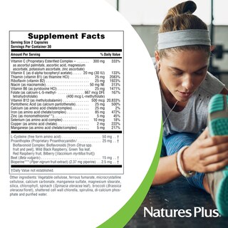 Foto 5 | Suplemento Naturesplus Hema-plex Iron 60 Cápsulas - Venta Internacional.
