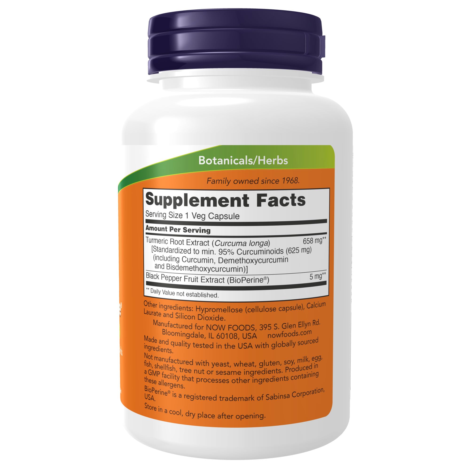Foto 3 pulgar | Supplements Now Curcumina De Cúrcuma Con Bioperine 90 Cápsulas Vegetarianas - Venta Internacional.