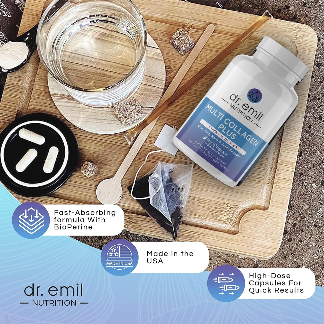 Foto 5 | Suplementos De Colágeno Dr. Emil Nutrition Multi 90 Cápsulas - Venta Internacional.