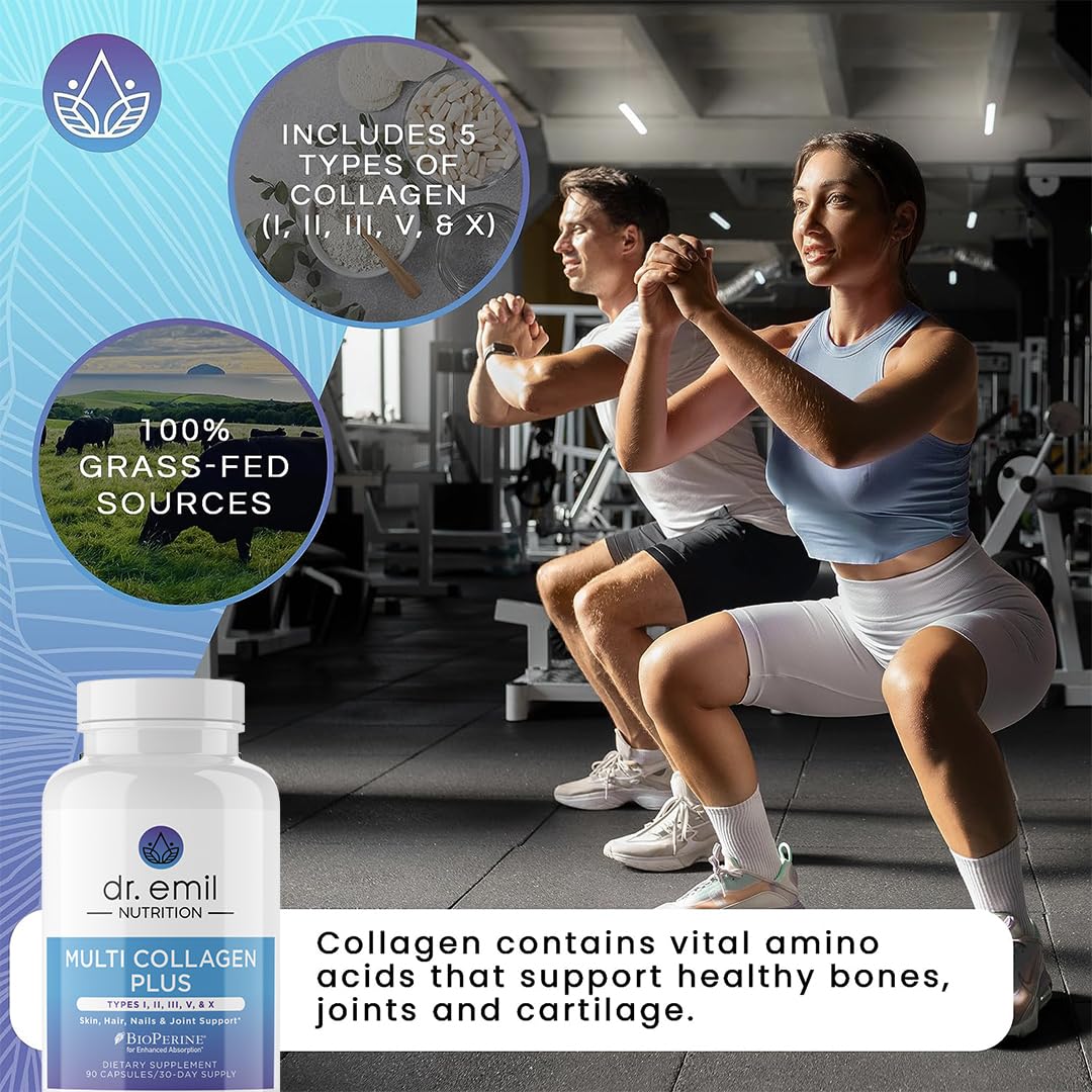 Foto 6 | Suplementos De Colágeno Dr. Emil Nutrition Multi 90 Cápsulas - Venta Internacional.