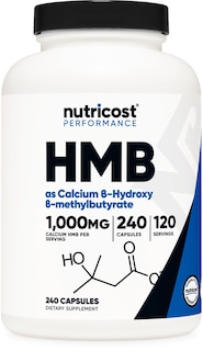 Foto 1 | Suplemento Nutricost Hmb (beta-hidroxi Beta-metilbutirato) 1000 Mg - Venta Internacional.