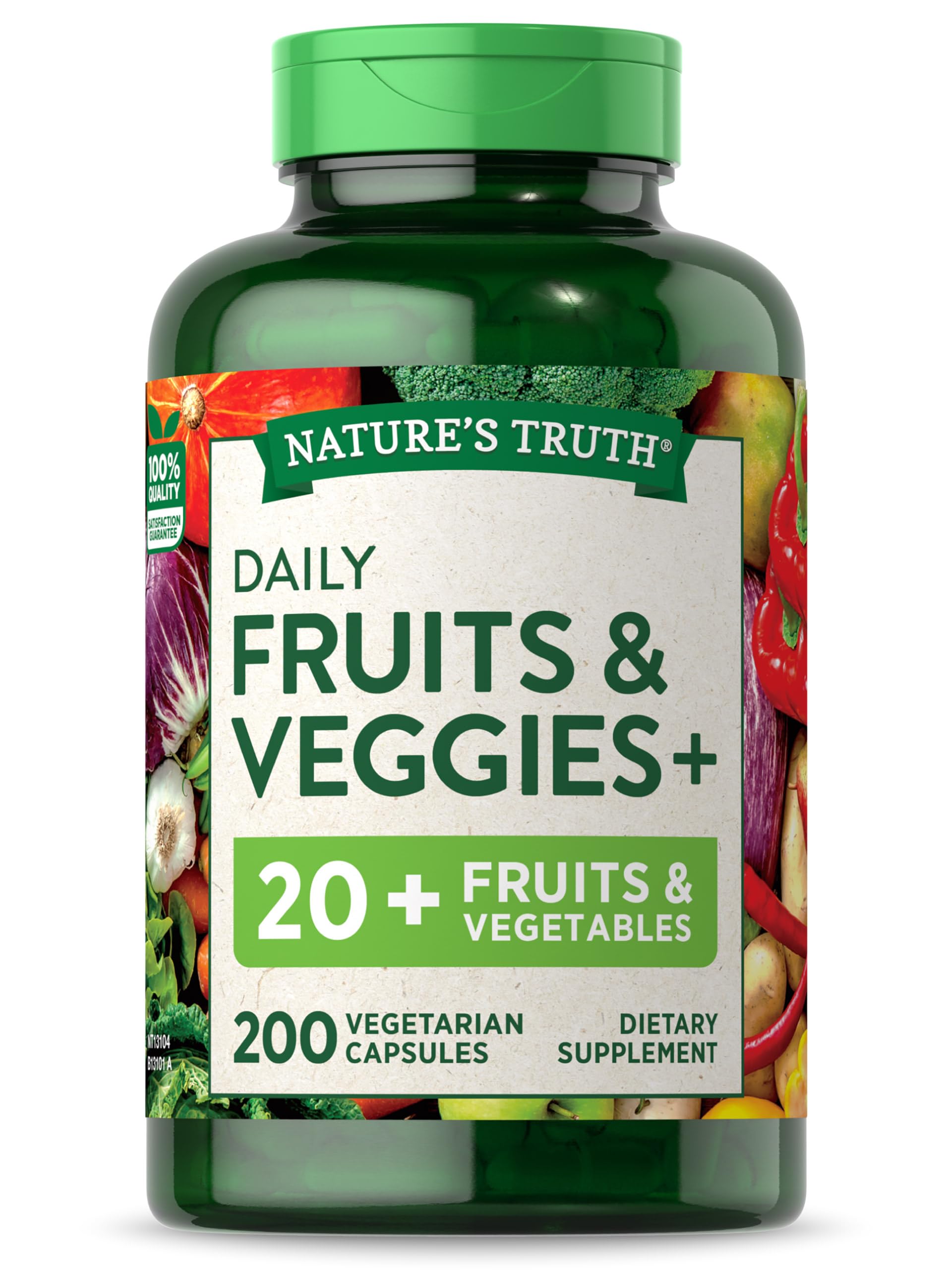 Foto 2 pulgar | Suplemento Nature's Truth De Frutas Y Verduras 200 Cápsulas - Venta Internacional.
