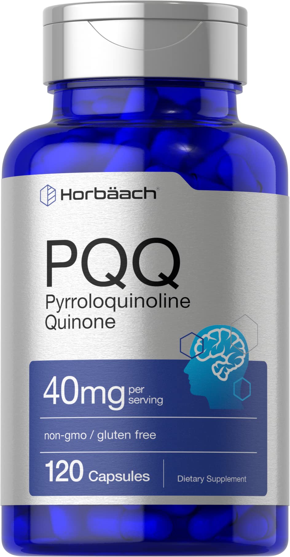 Foto 2 pulgar | Suplemento Horbäach Pqq 40 Mg 120 Cápsulas De Máxima Concentración - Venta Internacional.