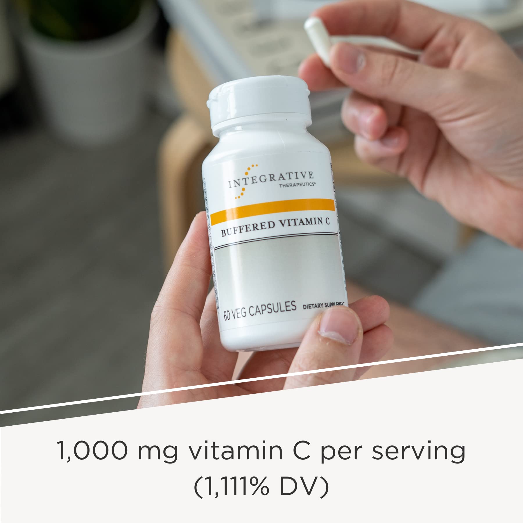 Foto 5 pulgar | Suplemento De Vitamina C Tamponada De Integrative Therapeutics, 1000 Mg - Venta Internacional.
