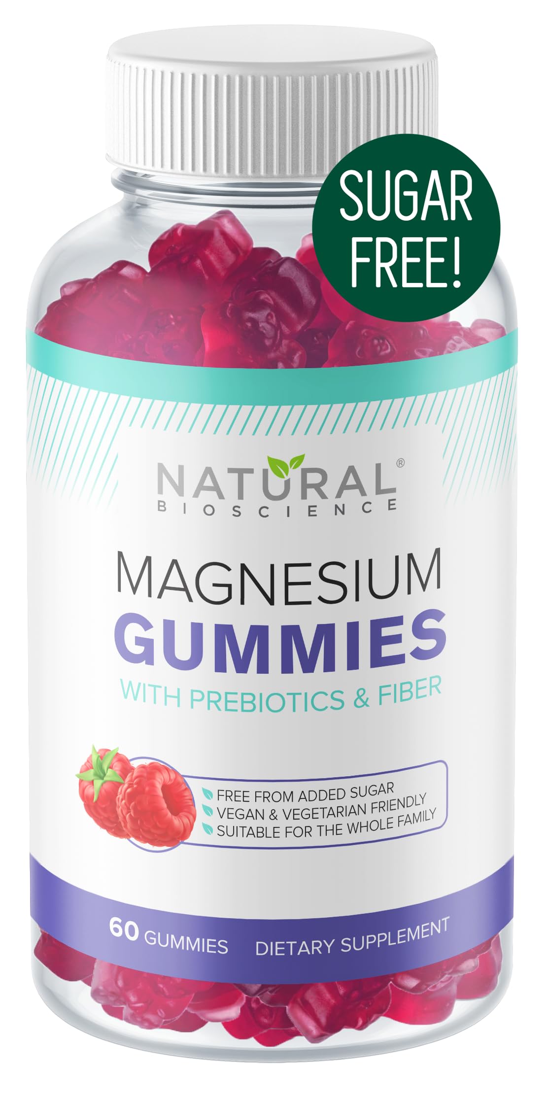 Foto 2 pulgar | Gomitas De Magnesio Natural Bioscience Sin Azúcar, Veganas, 100 Mg - Venta Internacional.