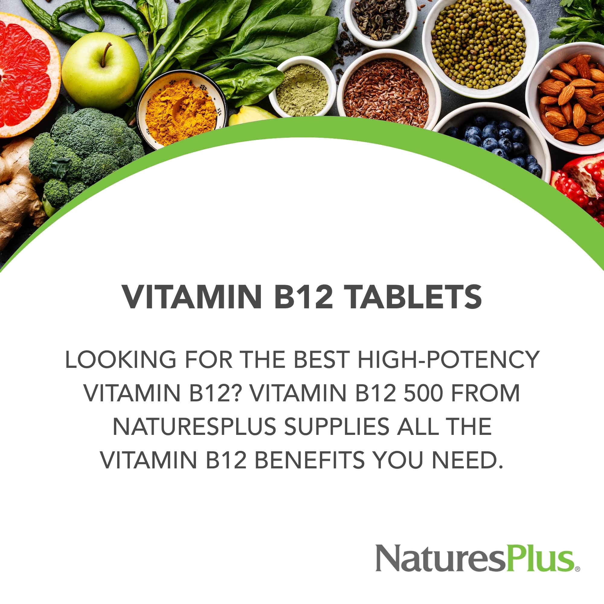 Foto 4 pulgar | Suplemento Natures Plus De Vitamina B12 500 Mcg 90 Comprimidos - Venta Internacional.