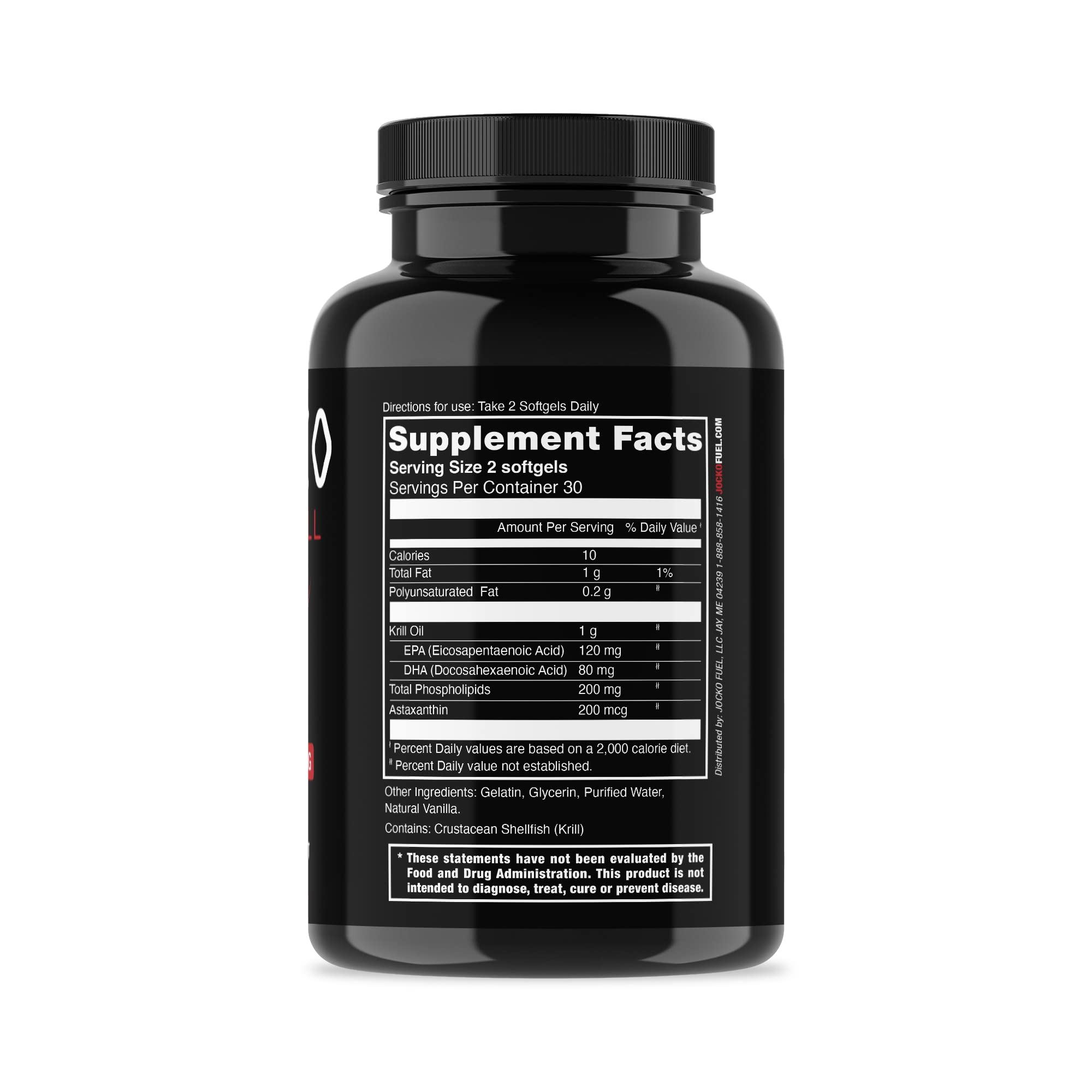 Foto 3 pulgar | Suplementos De Aceite De Krill Antártico Jocko Fuel Omega 3 1000 Mg - Venta Internacional.