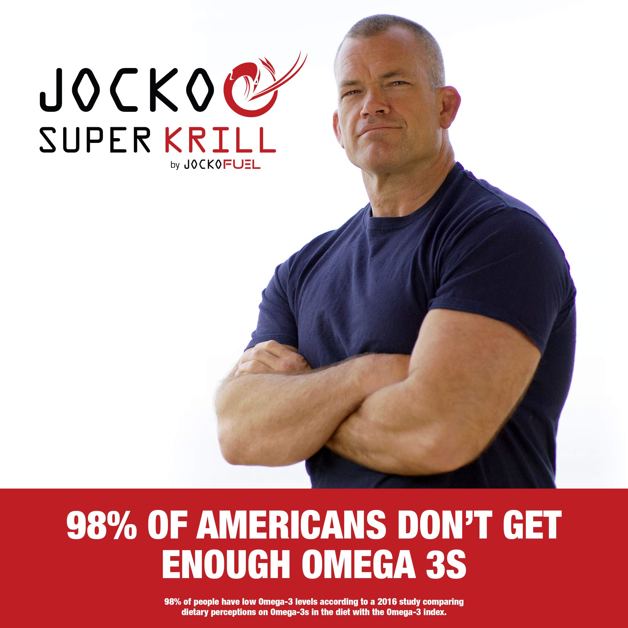 Foto 8 pulgar | Suplementos De Aceite De Krill Antártico Jocko Fuel Omega 3 1000 Mg - Venta Internacional.