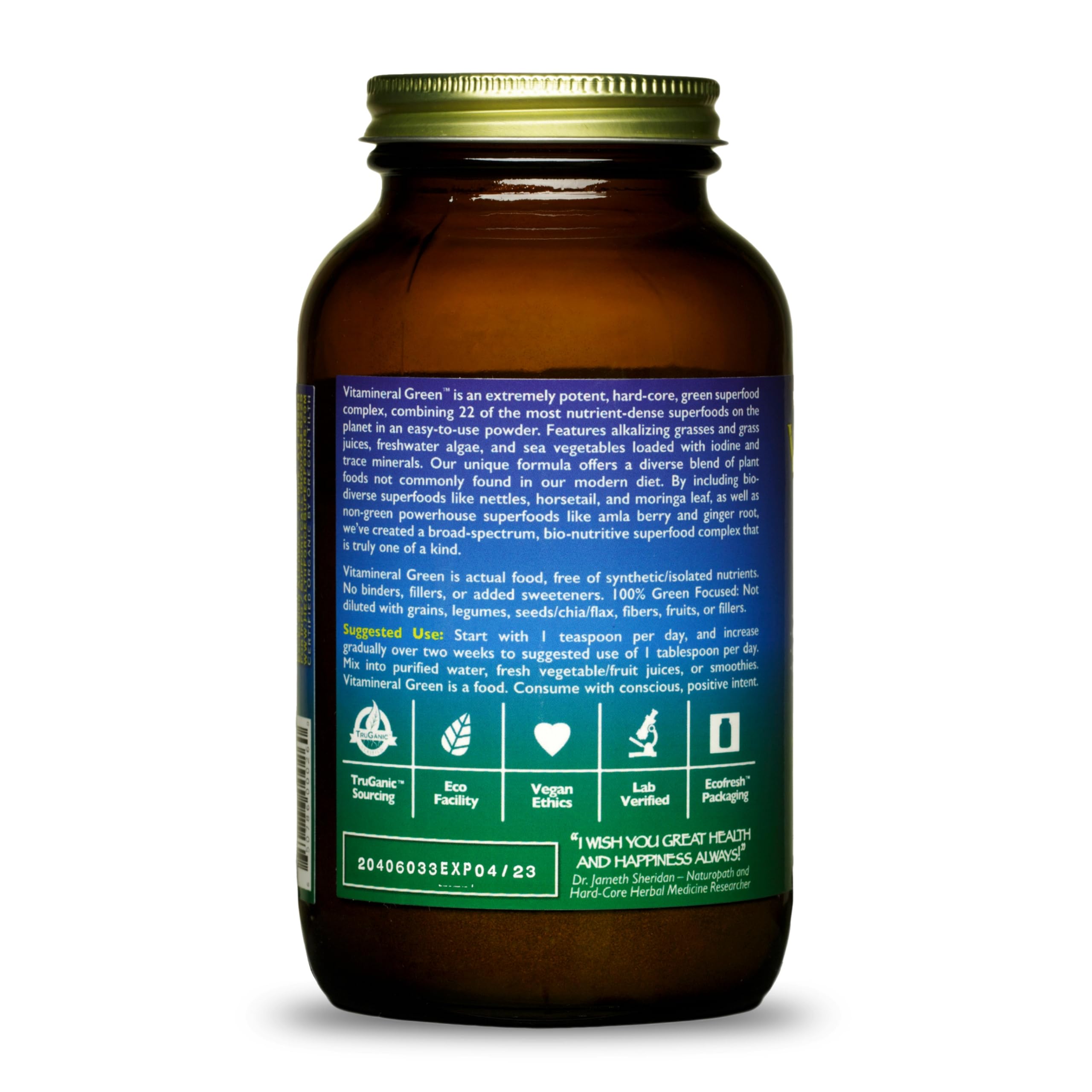 Foto 4 pulgar | Suplemento Mineral Healthforce Superfoods Vitamineral Green 150 G - Venta Internacional.