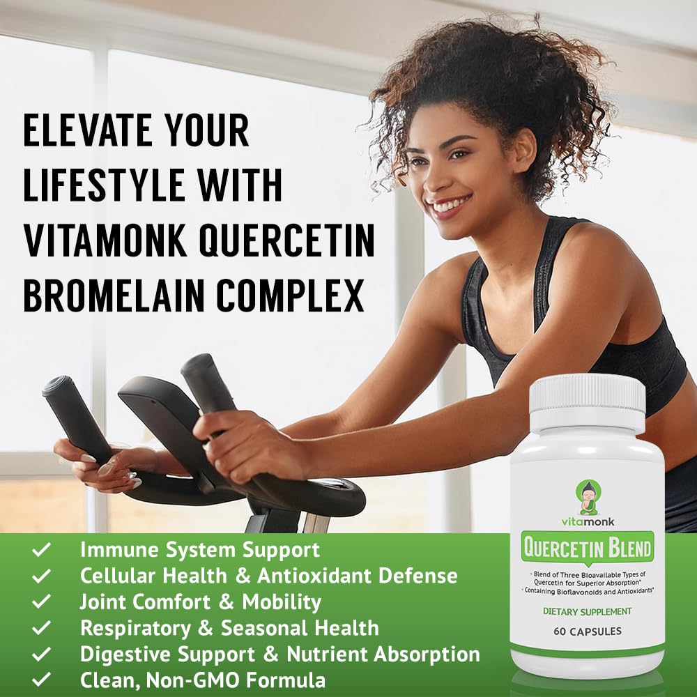 Foto 6 pulgar | Complemente El Complejo De Quercetina Vitamonk 500 Mg Con Bromelina - Venta Internacional.