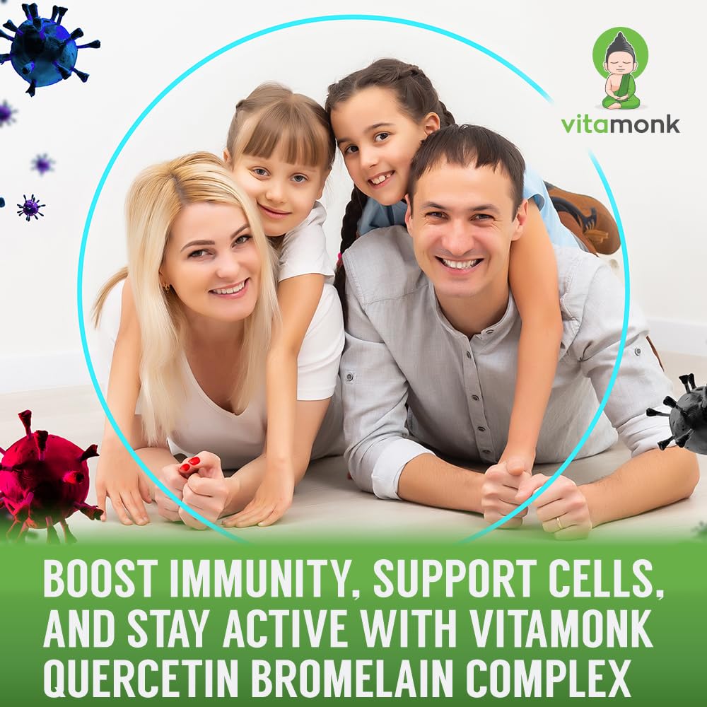 Foto 7 pulgar | Complemente El Complejo De Quercetina Vitamonk 500 Mg Con Bromelina - Venta Internacional.