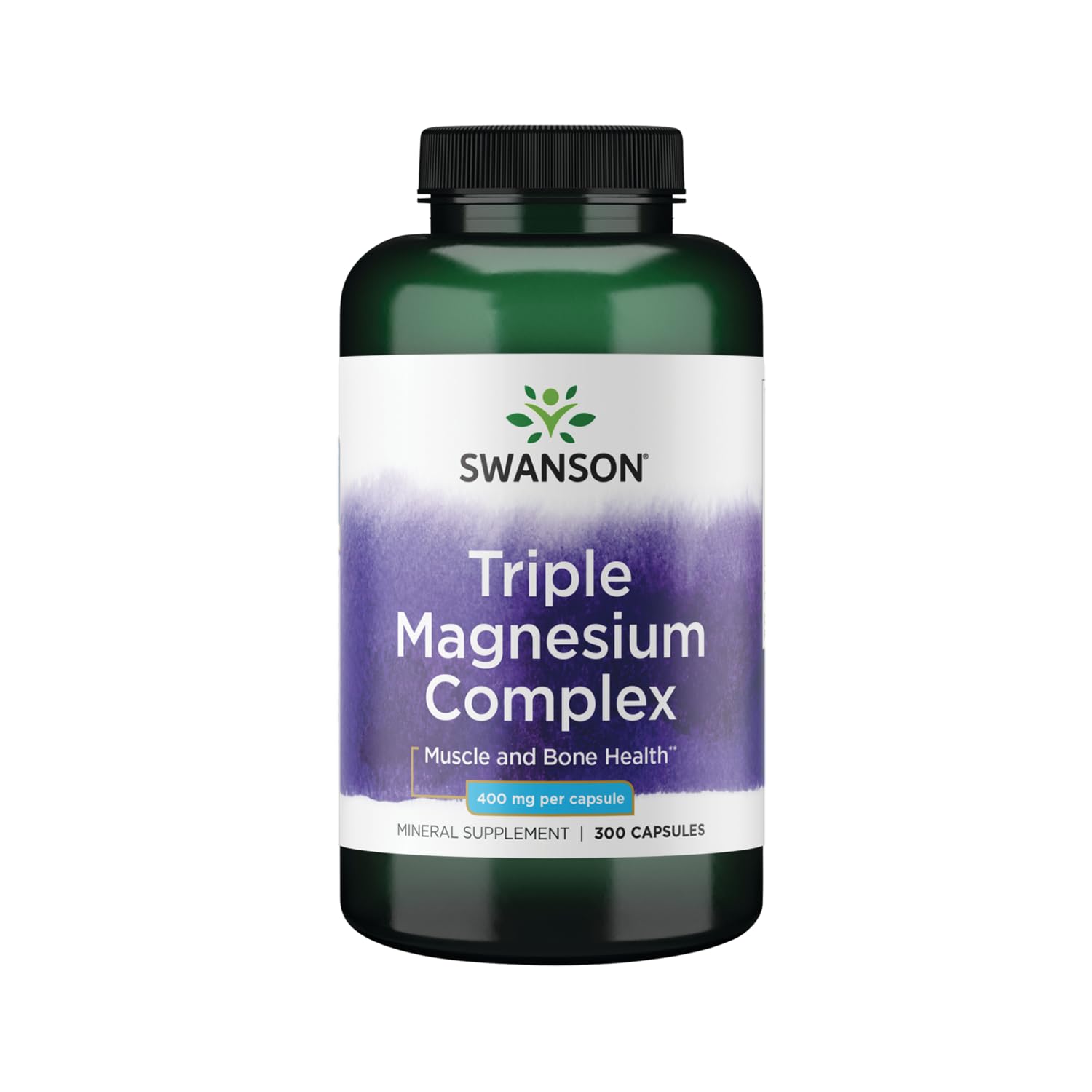 Foto 2 pulgar | Suplemento Swanson Triple Magnesium Complex 400 Mg 300 Cápsulas - Venta Internacional.