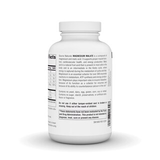 Foto 3 | Supplement Source Naturals Malato De Magnesio 3750 Mg - 200 Cápsulas - Venta Internacional.