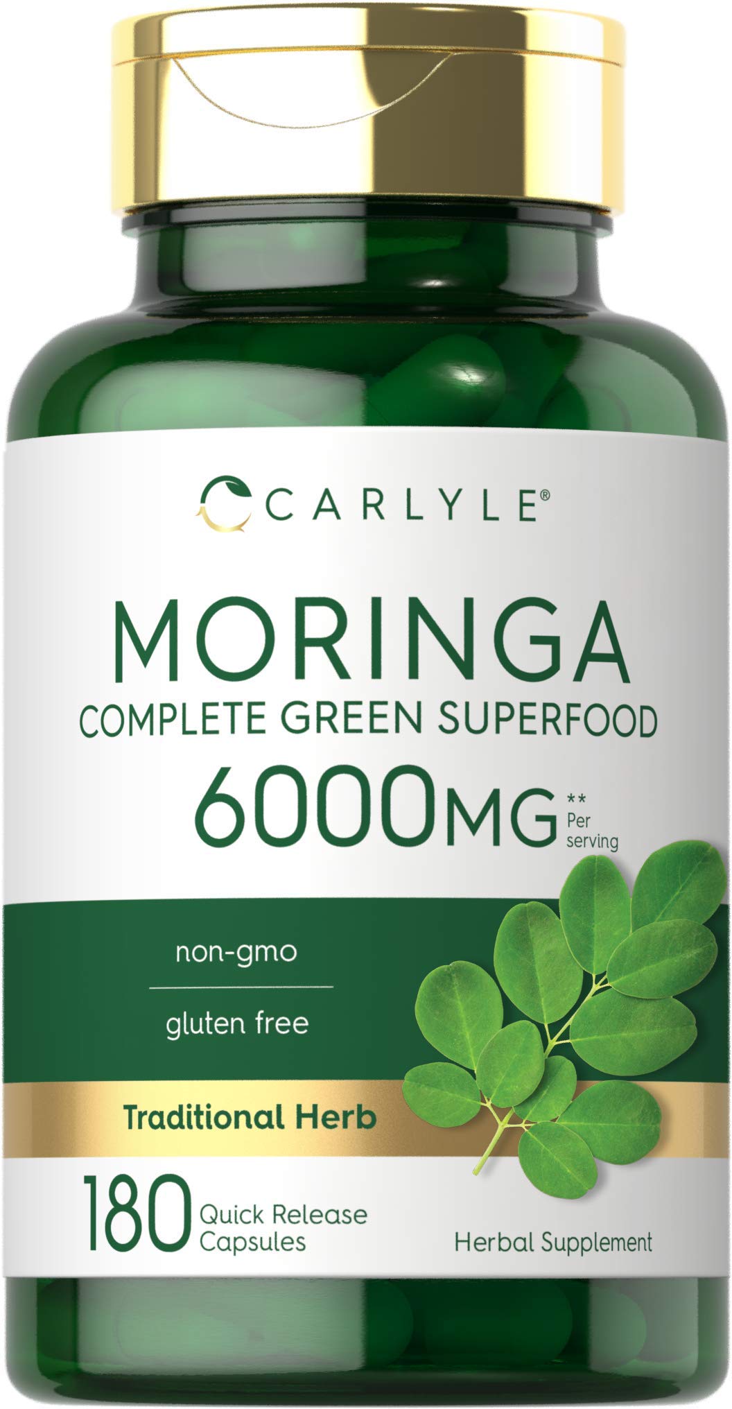 Foto 2 pulgar | Suplemento Carlyle Moringa Oleifera 180 Cápsulas - Venta Internacional.