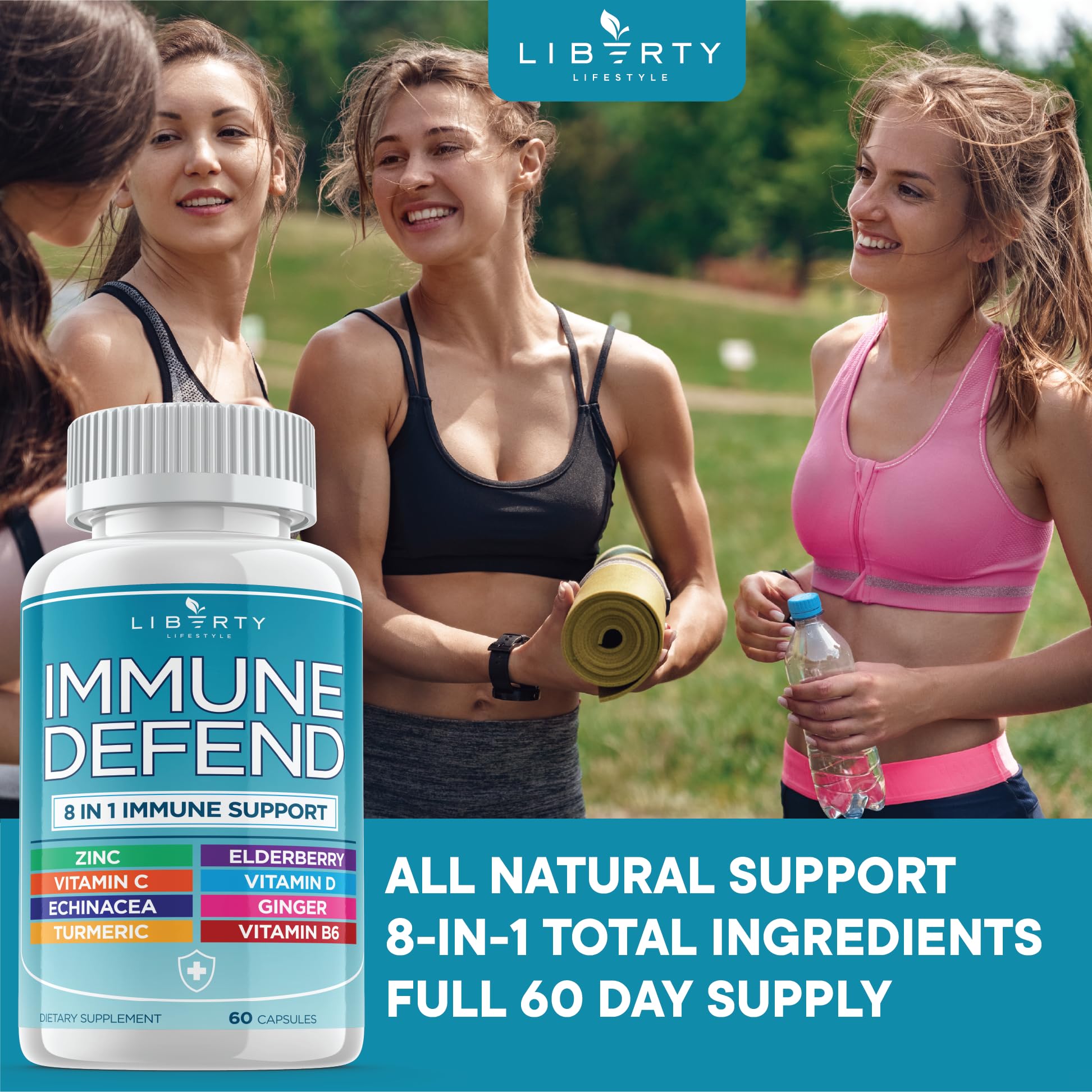 Foto 8 pulgar | Supplement Liberty Lifestyle 8 En 1: Apoyo A La Defensa Inmunológica - Venta Internacional.